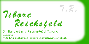 tiborc reichsfeld business card